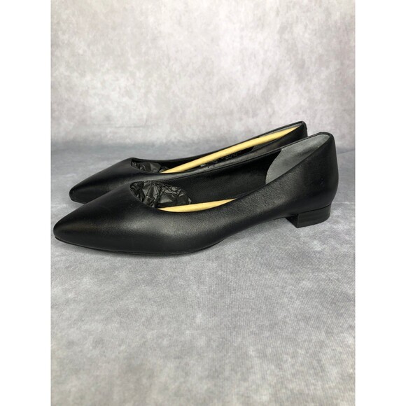 Rockport Adelyn Ballet total motion shoe black leather size 5 - Picture 2 of 6